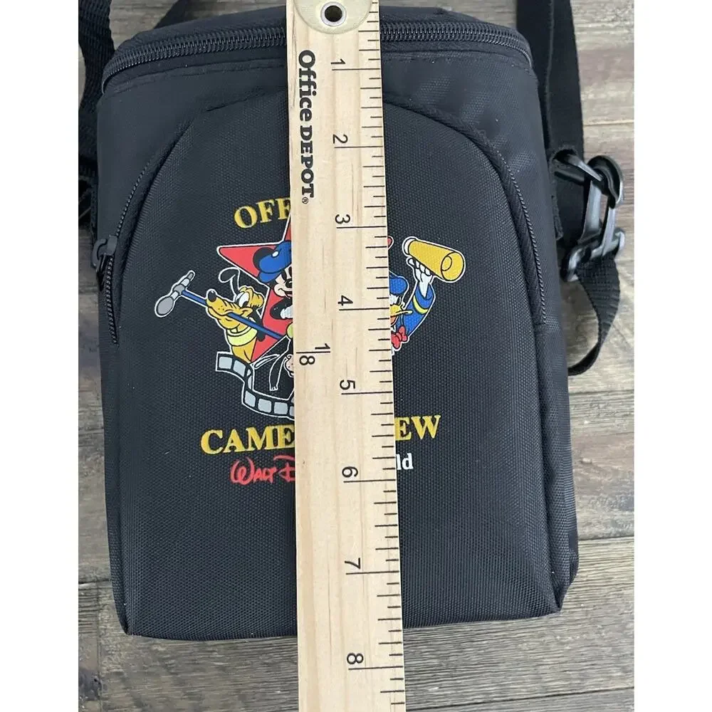 Vintage Walt Disney World Camera Crew Bag/Case w Strap 2 Pocket Mickey Mouse WDW
